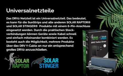 Produktübersicht (1) SOLAR RAPTOR®/SOLAR STINGER® DRV2